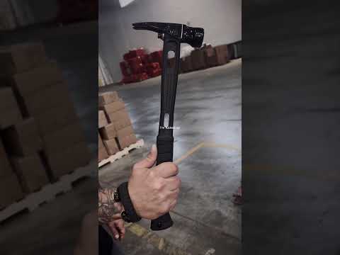 Martinez Murdered-Out 15 oz M1 Milled Face Titanium Framing Hammer